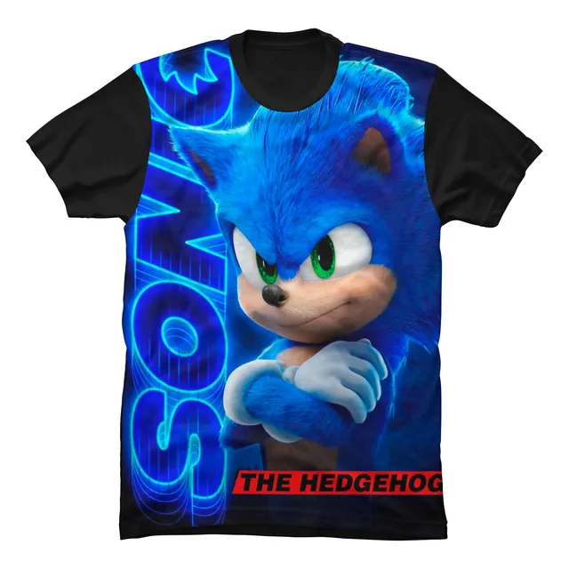 Camiseta Sonic  X Sega Niños Adultos Exclusiv Unisex Algodón