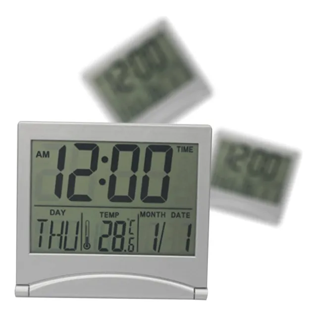 Pretyzoom Reloj Despertador Lcd Electronico Casa Muñeca
