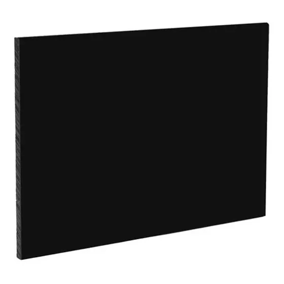 2 Laminas De Acrilico Negro De 30 Cm X 40 Cm En 3 Mm