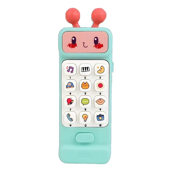 Celular De Juguete Teléfono Infantil Didactico Luz Y Sonido 