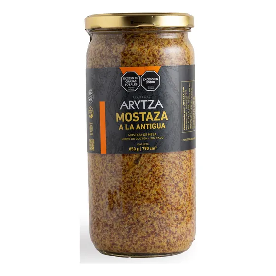 Mostaza Gourmet Arytza A La Antigua 850g. - Sin Tacc