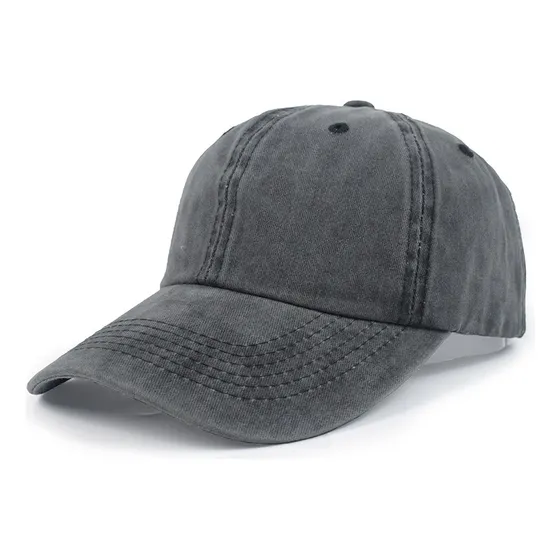 Gorro Jockey Desgastado Básico Estampar O Bordado Unisex