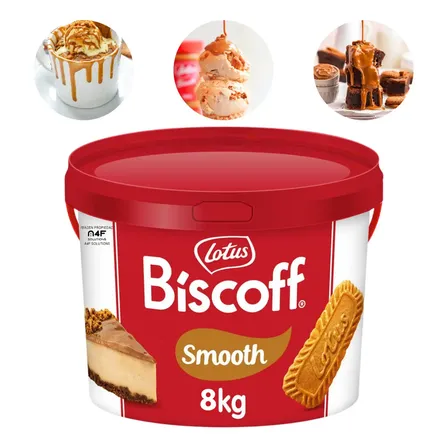 Crema Untable Smooth Lotus Biscoff Galleta Caramelizada 8 Kg