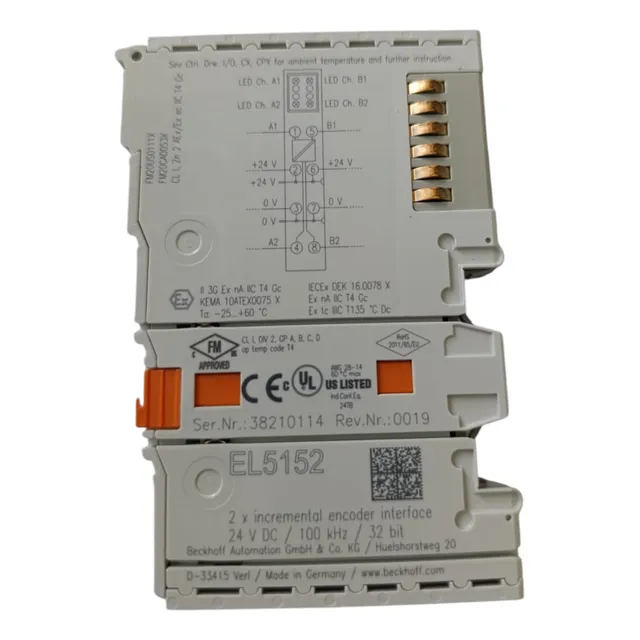El5152 Beckhoff. Incremental  Encoder Interface