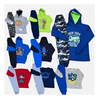 Kit 3 Conjuntos De Moletom Masculino Inverno Tamanho 1 Ao 14 Kit 3 Conjuntos De Moletom Masculino Inverno Tamanho 1 Ao 14