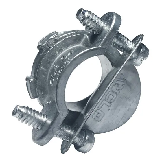 Conector De 1/2 Para Cable Uso Rudo Paquete Con 100 Pz Anclo
