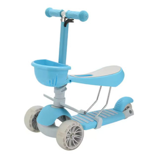Scooter Patin Asiento Y Canasta 3 Ruedas Con Luces Scooter Patin Asiento Y Canasta 3 Ruedas Con Luces
