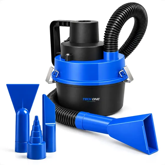 Aspirador De Pó Liquido Portátil Carro Auto 12v 90w Potente