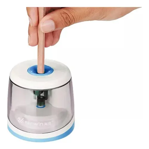 Sacapuntas Automático Eléctrico Pilas Hogar Oficina Simple 1