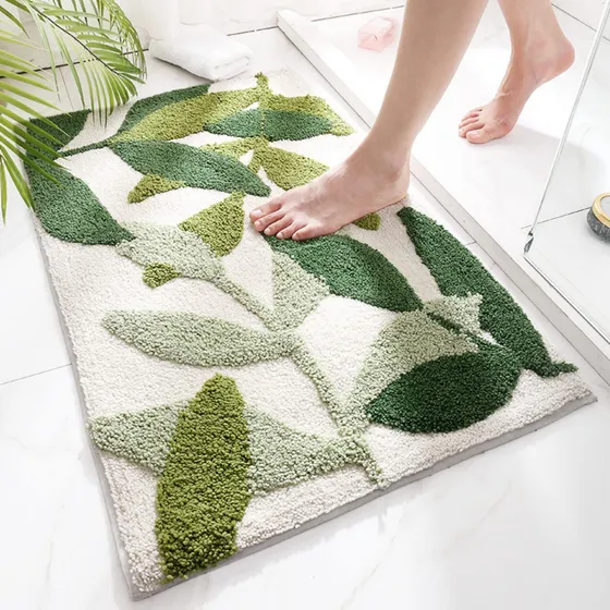 Alfombra Baño Lujo Antideslizante Extra Suave Absorbente X