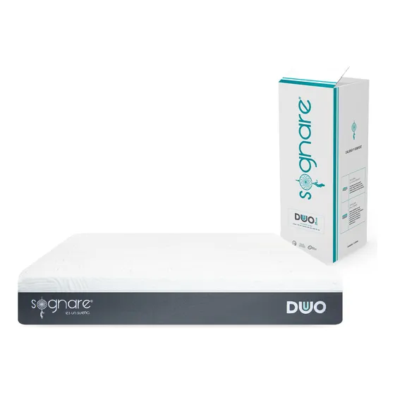 Sognare® Duo 2 Colchón Tamaño King Size De Espuma De Memoria