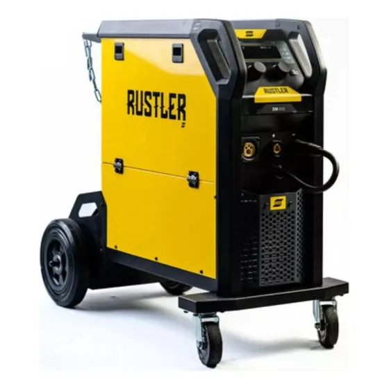 Máquina de soldadura Esab Rustler Inverter 420a Em 455i Trif Color Amarillo 220V/380V/440V