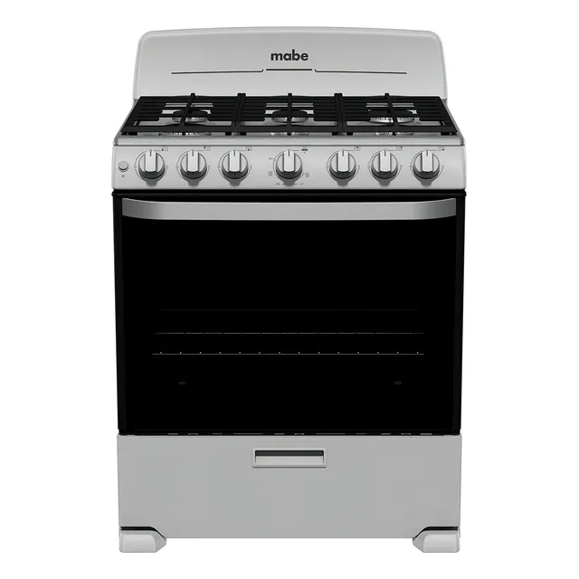 Estufa De Piso 30 Pulgadas Silver Em7646bsis2 Mabe