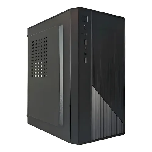 Gabinete Mid Tower Gamer K-mex Preto ATX Micro-ATX ITX Led RGB