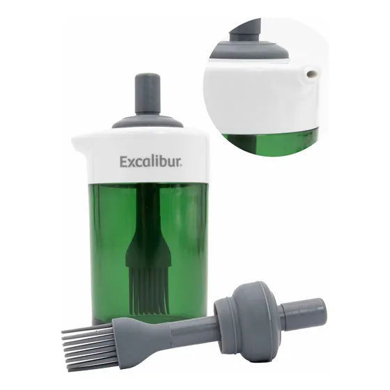 Dispensador Aceite Brocha Silicon 150ml Cocina Chef Pincel