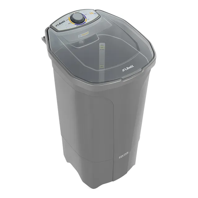 Tanquinho De Lavar Semi Automático 14kg Libell Prata