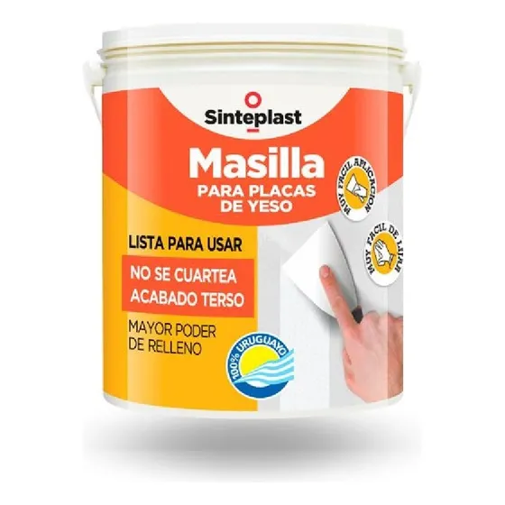 Masilla Para Placa Yeso Lista Para Usar - Lata De 1.5 Litros