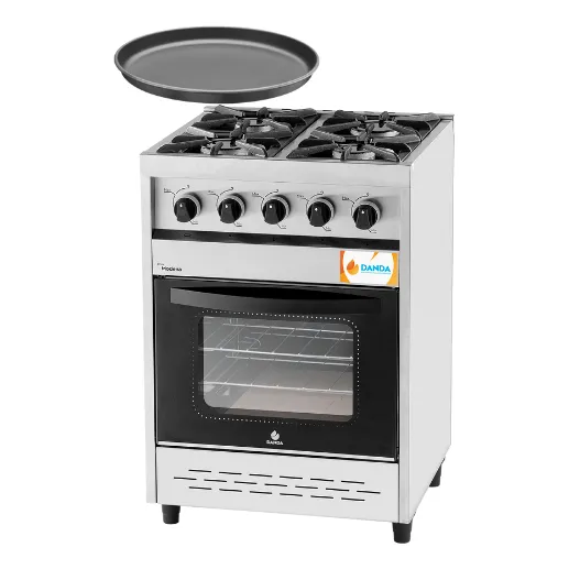 Cocina Danda Modena 4 Hornallas 600mv C/ Pizzera De Regalo