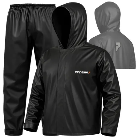Capa Roupa Chuva Conjunto Motoqueiro Emborrachada Reforçada
