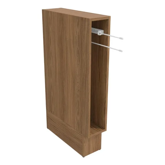 Nicho Toalheiro Kappesberg Celeste 100% Mdf Nogueira 15cm