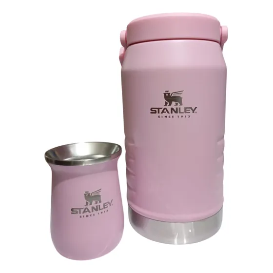 Set De Termo Y Mate Terere Con Logo Estilo Clásico 1.9 L