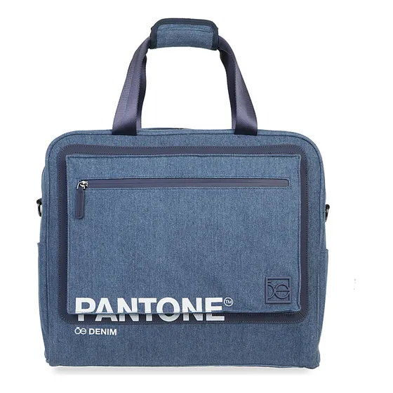 Duffle Bag De Viaje Textil Oe X Pantone Unisex Color Azul