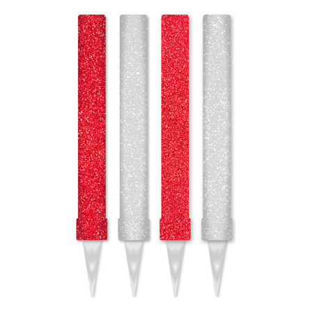 Pack 4 Bengalas De Estudiantes Gibre Roja Blanca Para Tortas Pack 4 Bengalas De Estudiantes Gibre Roja Blanca Para Tortas