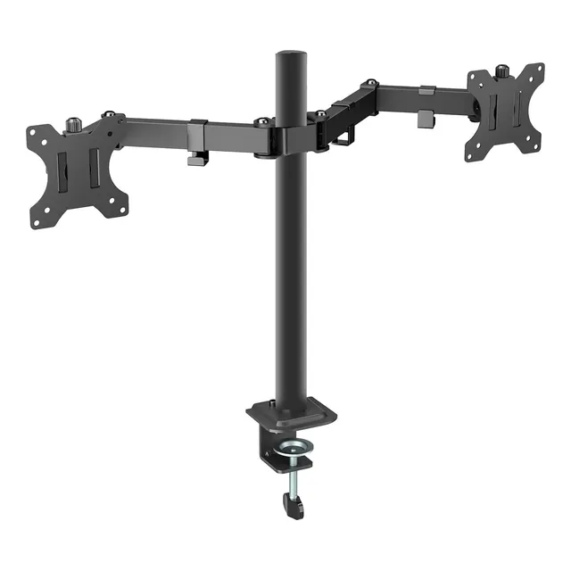 Soporte Base P/doble Monitor Articulado 13-27pul Inclinación