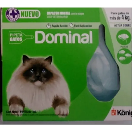 Pipeta Antipulgas Dominal Gato Mas De 4kg