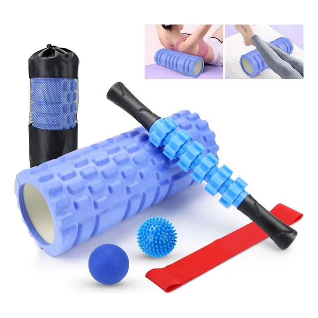 Rodillo Espuma Yoga Pilates Juego De Foam Roller Masaje 6pcs