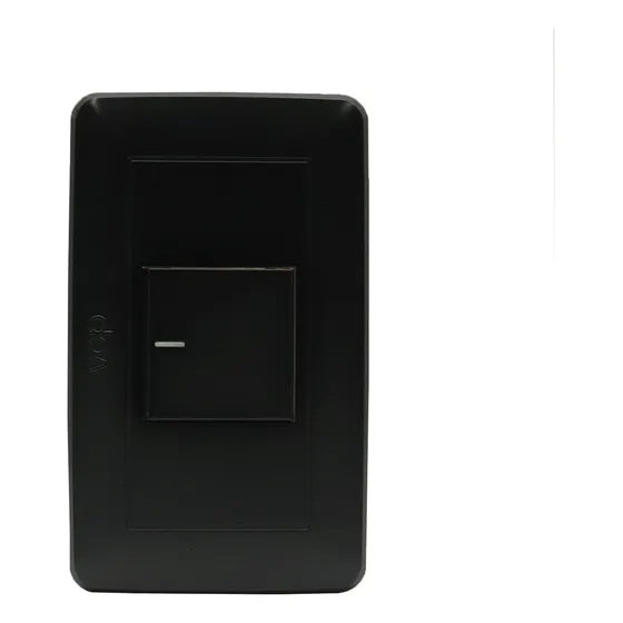 Interruptor Sencillo Negro Mate Vcp Línea Amanecer Corriente nominal 10 A Voltaje nominal 125V