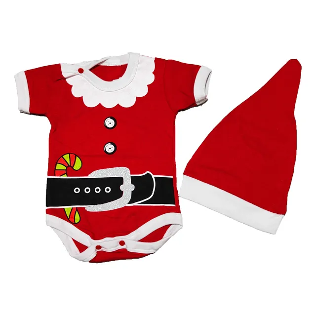 Body -  Enterito Navideño Unisex Con Gorrito