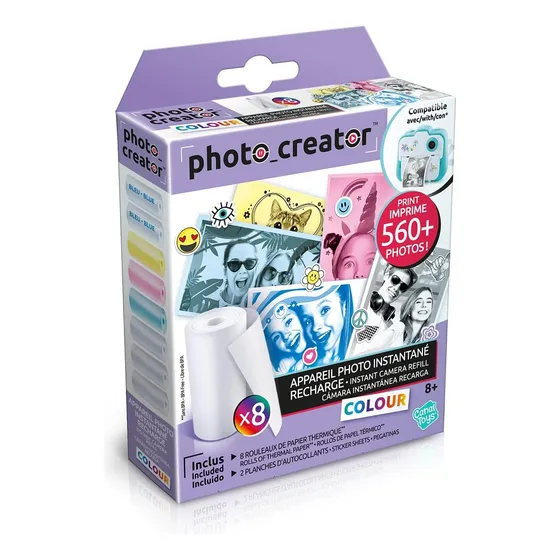 Pack De 8 Rollos De Papel Térmico Especial  Photo Creator
