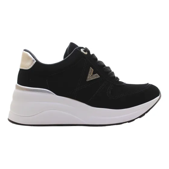 Zapatillas Taco Chino Via Marte 081-009 Dama Mujer Carg