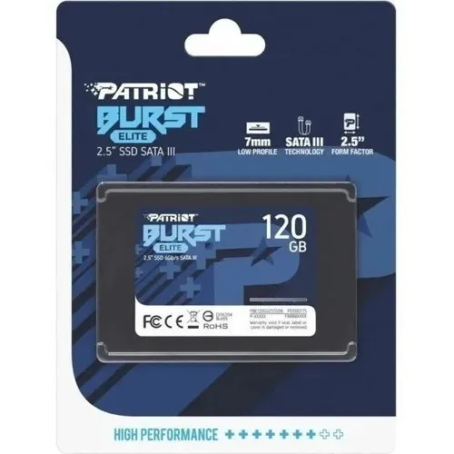 Disco Duro Patriot Solido 120gb Ssd 2.5 Sata 3 Burst Elite