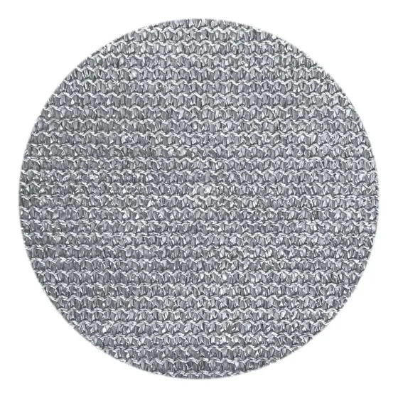 Velaria Malla Sombra Triangular 5x5x5 90% Gris Con Argollas