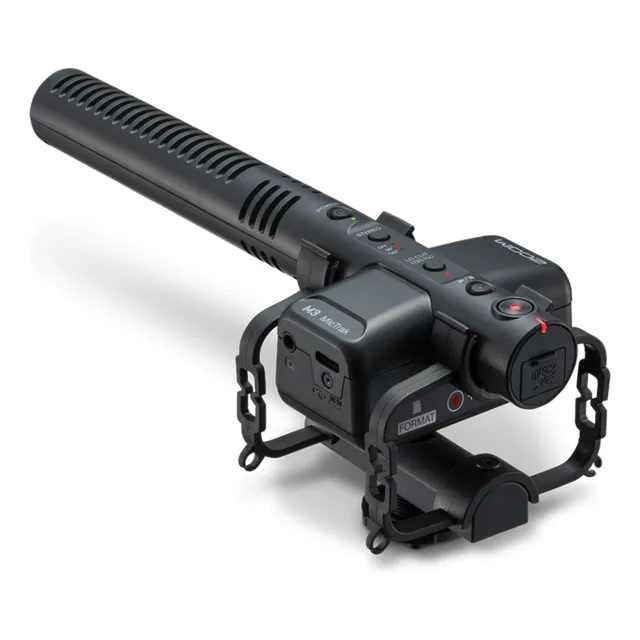 Micrófono Zoom Zm3 32-bit Flotante Stereo Shotgun