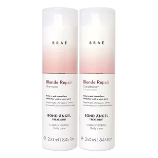 Kit Braé Blonde Repair Shampoo 250ml + Condicionador 250ml Kit Braé Blonde Repair Shampoo 250ml + Condicionador 250ml