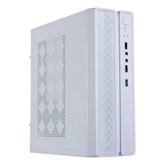 Gabinete Slim Com Fonte 200w Slimdesk Bluecase Bg-2002 Cor Branco
