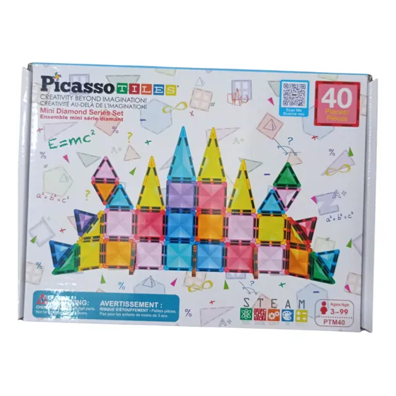 Picasso Serie De Diamante 40 Piezas Juguete Magnético