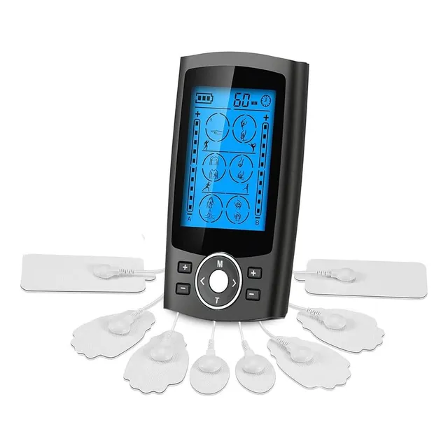Tens Electroestimulador Muscular Con 36 Modos 8 Almohadillas