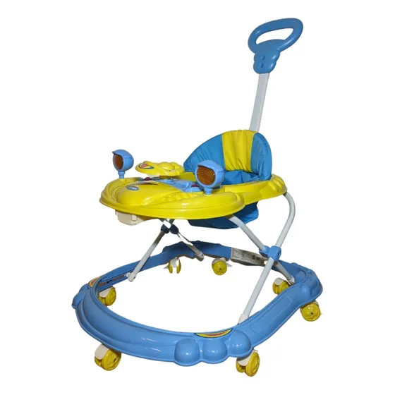 Andador Bebé Priori Bw6078 Con Luces Y Música Con Manija Color Celeste