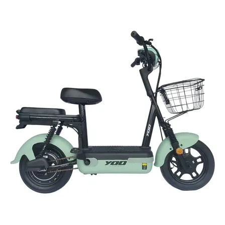 Bicicleta Elétrica Yoo Mobility Y-200 350w Farol Led Scooter Verde Sem Cnh E Emplacamento