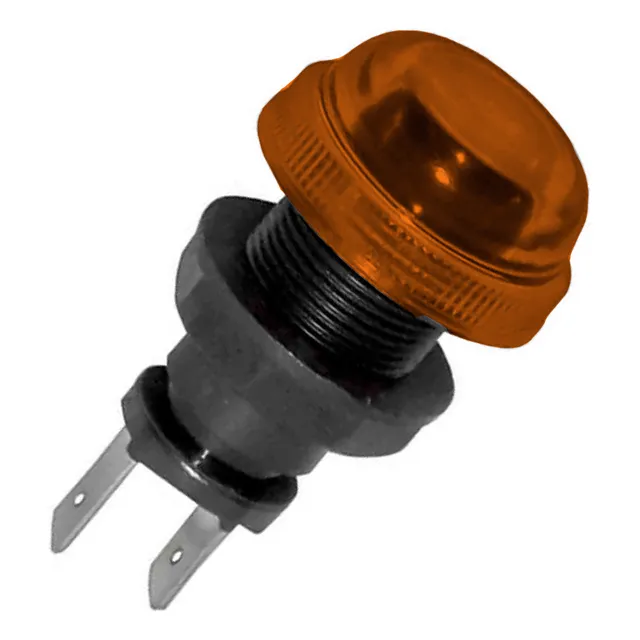 Llave Boton Tablero   Piloto Ambar