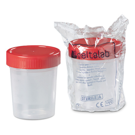 Vaso Recolector De Muestra Orina Esteril 125ml 20 Piezas Vaso Recolector De Muestra Orina Esteril 125ml 20 Piezas