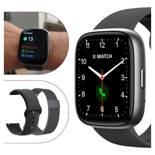 RelĂłgio Smartwatch Inteligente X-watch Kit C/ Pulseira Metal RelĂłgio Smartwatch Inteligente X-watch Kit C/ Pulseira Metal