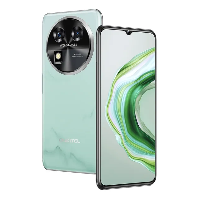 Oukitel Telefonos Celulares C37 Dual Sim 18gb+256gb Andriod 13 5150 Mah Mtk8788 Cpu 6.6in Hd+ Smartphone Otg 48mp+32mp+2mp 5g Wifi Verde