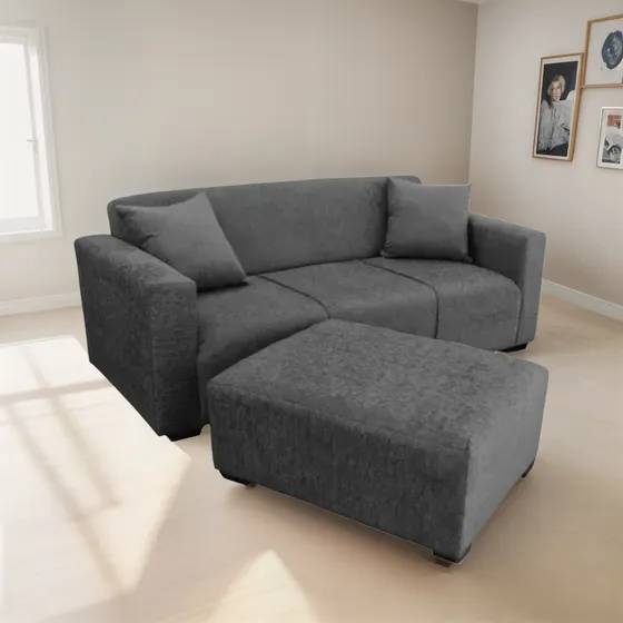 Sillon Sofa Esquinero 3 Cuerpos Chenille Antidesgarro Cubile