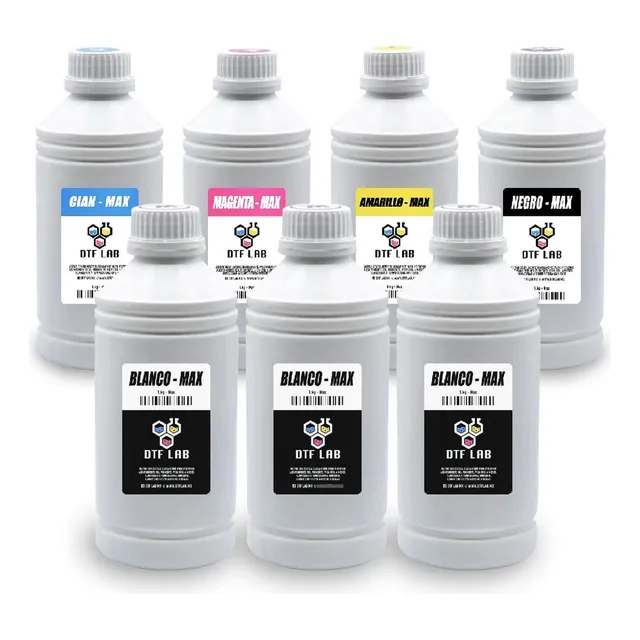Kit Tintas Dtf Plotter (1 Litro/cu)