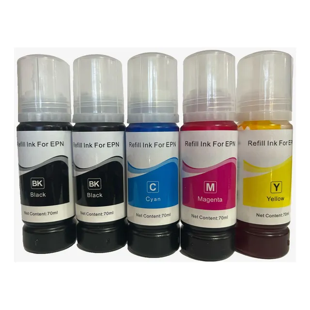 Kit 5 Tinta Genérica Para L3160 L5190 L5290 L5590